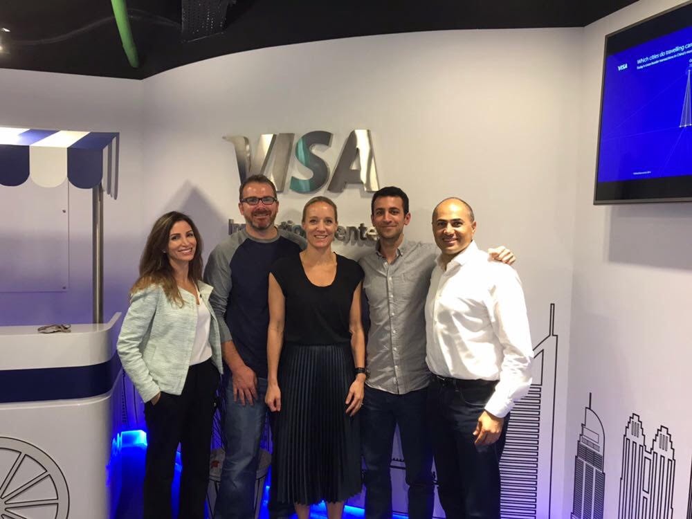 Sarwa + Karl, Lisa and John from Visa’s Innovation & Strategic Partnerships Team