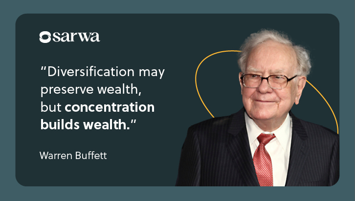 warren buffett quote diversification